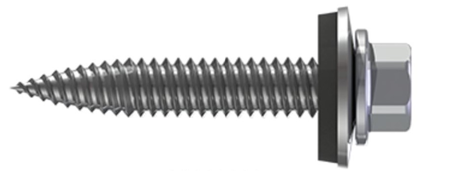 10x Reisser Solar Dünnblechschraube 6,0x25mm EPDM Bi-Metall Trapezblech