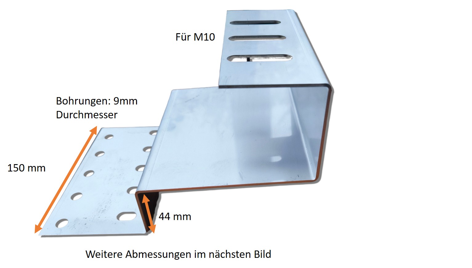 Dachhaken für Flachziegel (z. B. Tegalit) – Edelstahl 1.4301, 2 mm