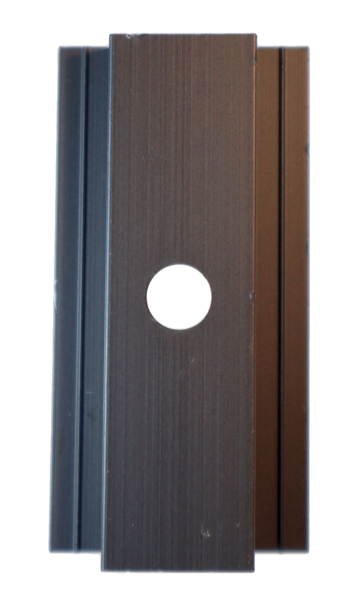 Solar Mittelklemme SCHWARZ ECO Set mit Schraube / Nutenstein. Rahmenhöhe 30mm