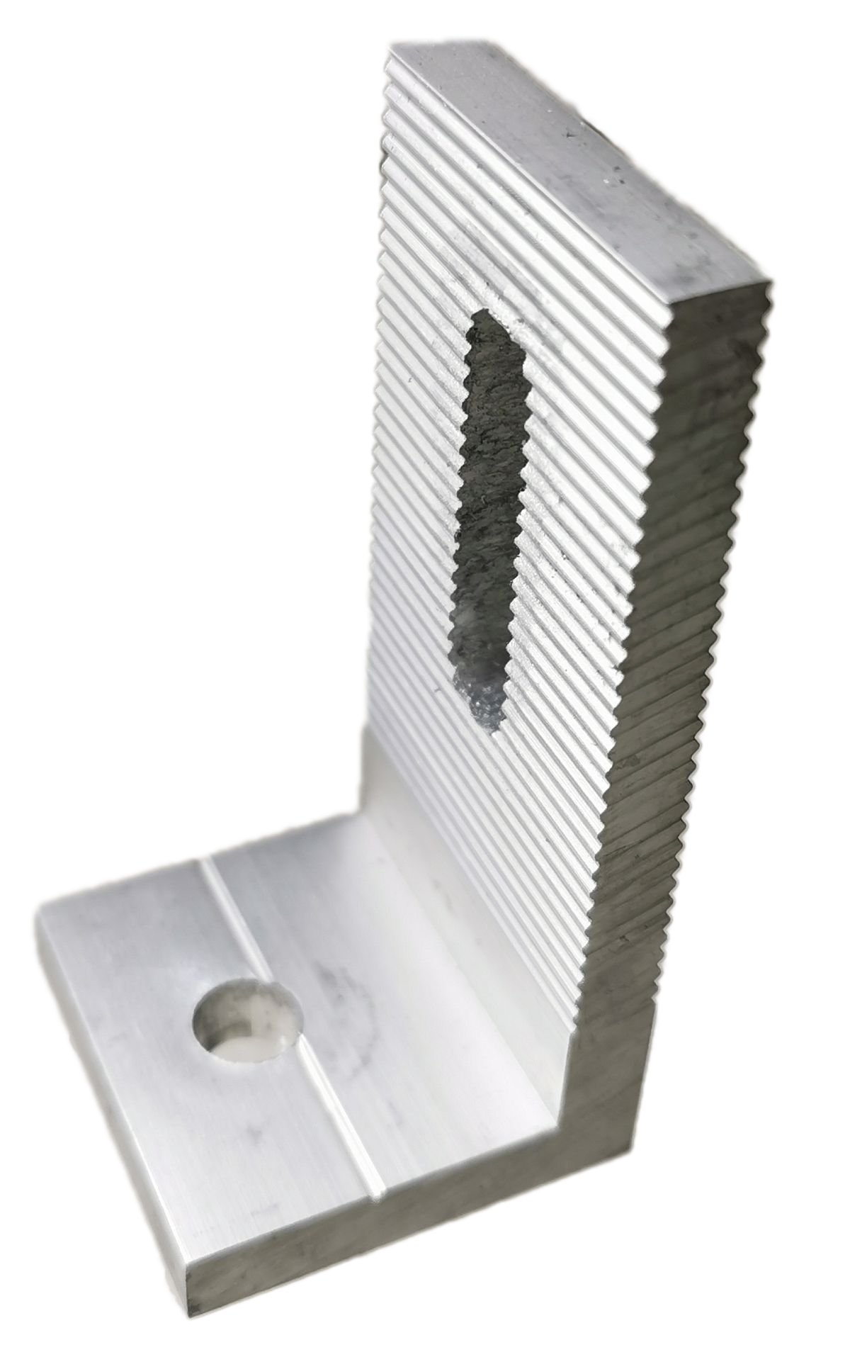 Alu 90° Winkel Extra Stabil 11mm ZENTERLOCH 85x40x7,5mm  Solar Verbindungswinkel PV (TP02)