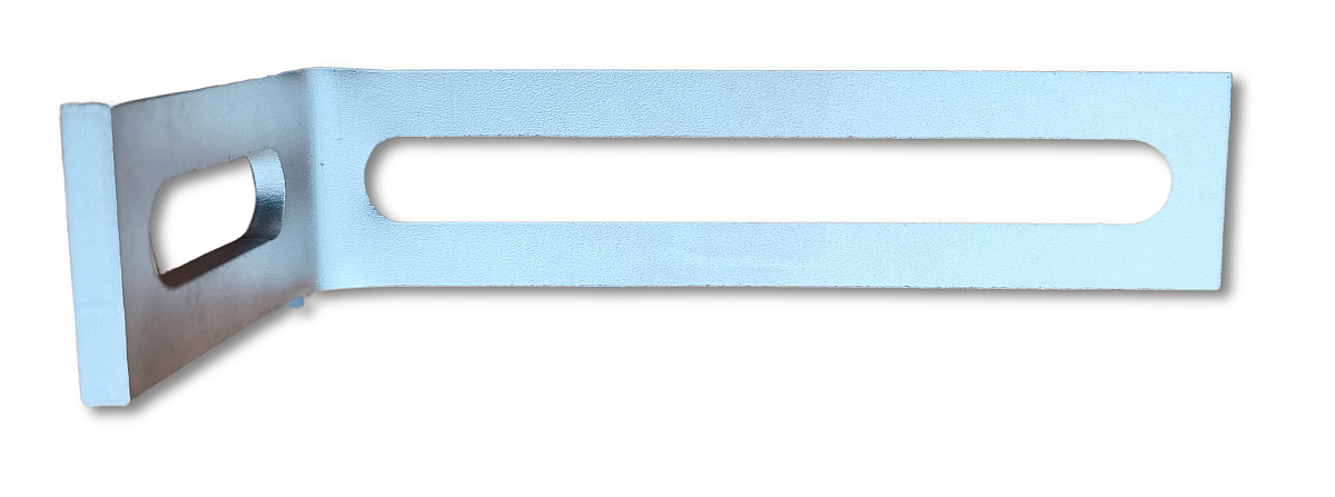 Winkel für Dachhaken in Sonderlänge 130x60mm Edelstahl A2 Sonderanwendung