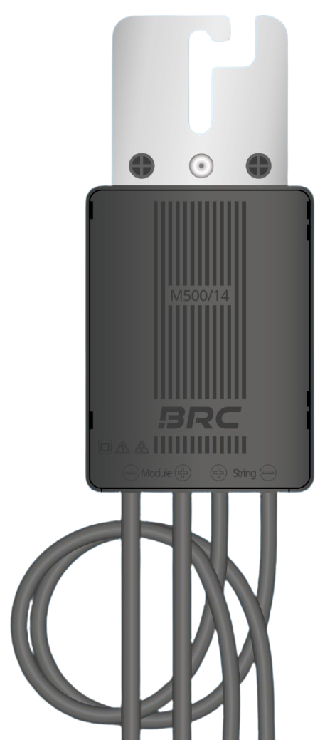 BRC Solar Leistungsoptimierer M500 Bis 570W Kabel Ein: 0,15m, Aus: 1,2/ 1,2m; MC4 (00193)