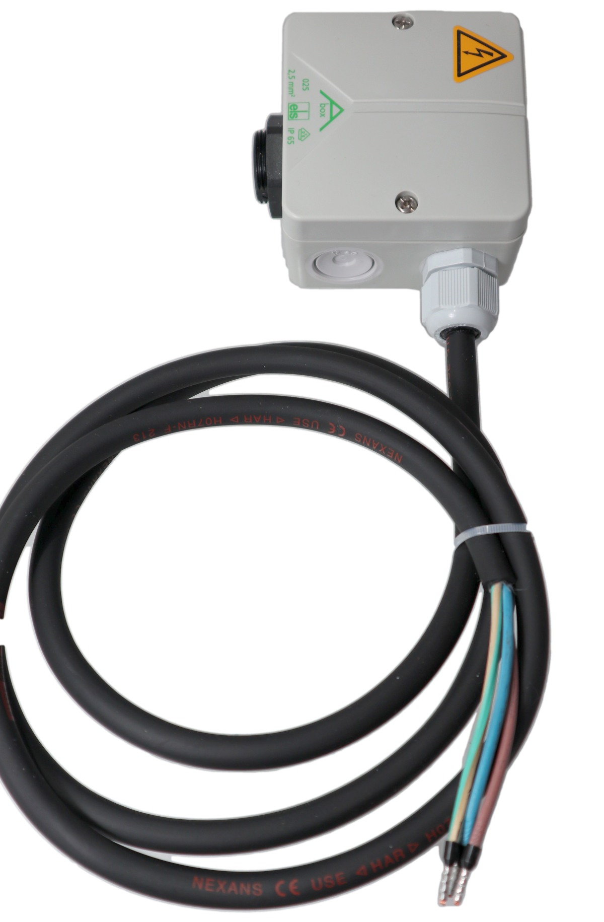 Solar Einspeisesteckdose mit Wieland RST20 Anschluss Mini PV Balkonanlage 