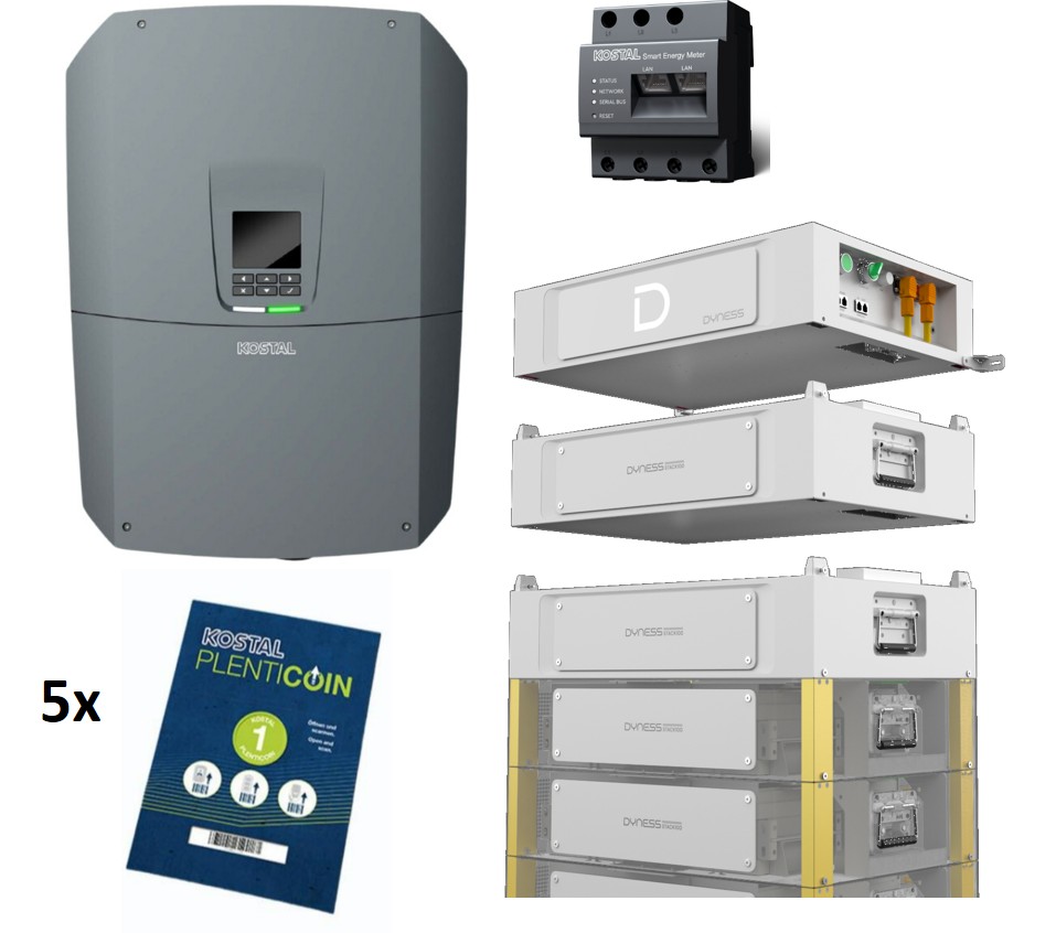 Paket: KOSTAL PlentiCore L 20KW  + 25kWh Dyness LFP Batterie  inkl. PlentiCoins & Smart Meter