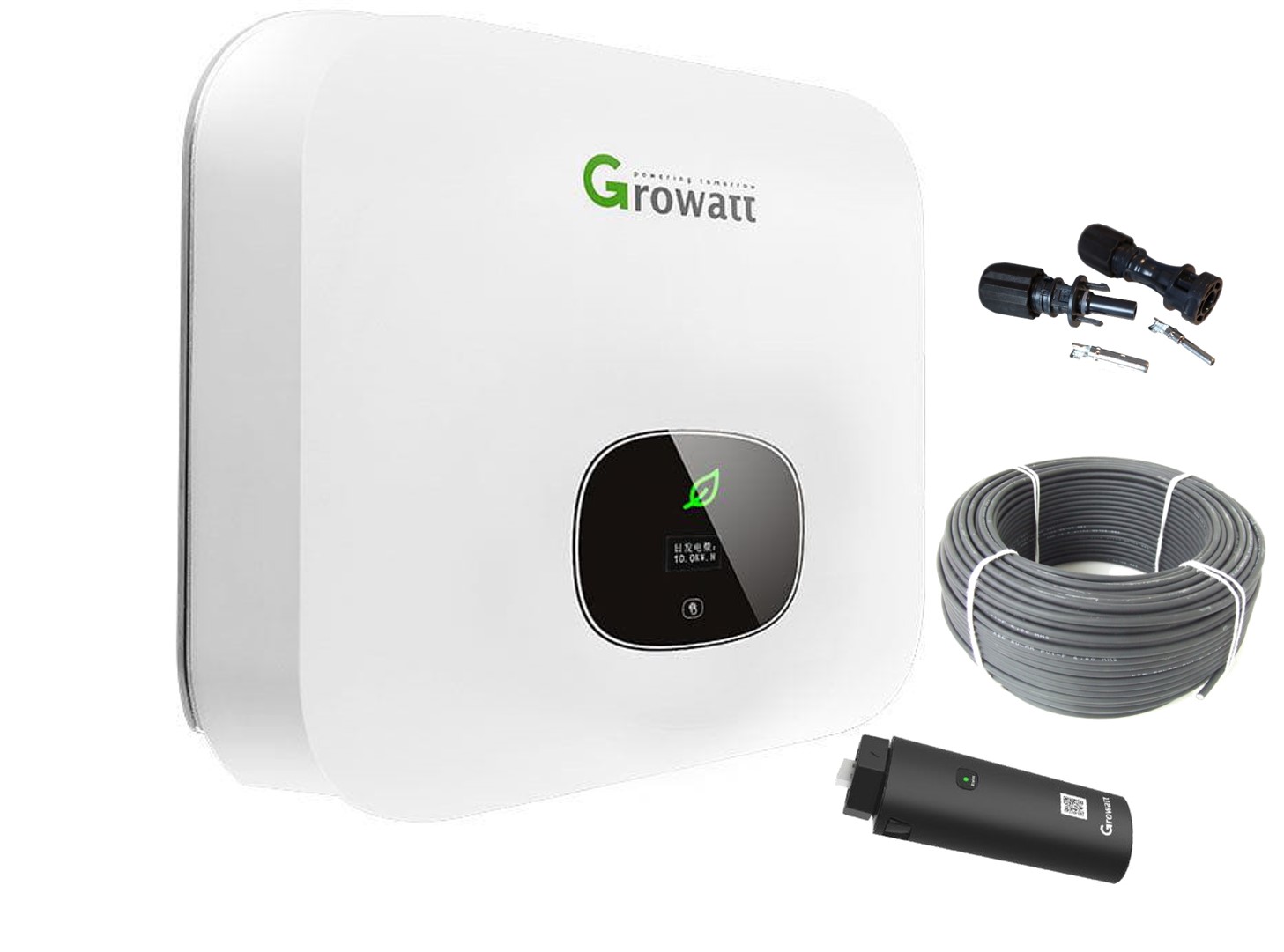 Growatt MIC 3000TL-X Solar Wechselrichter 1 MPP Tracker VDE 4105  WiFi
