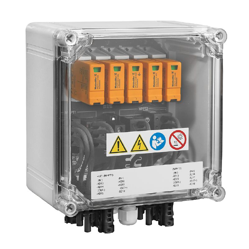 WEIDMÜLLER Solar Überspannungsschutz GAK für 2 MPP Tracker / Typ 2  1100 V IP65  mit MC4-Evo 2(2866370000 )