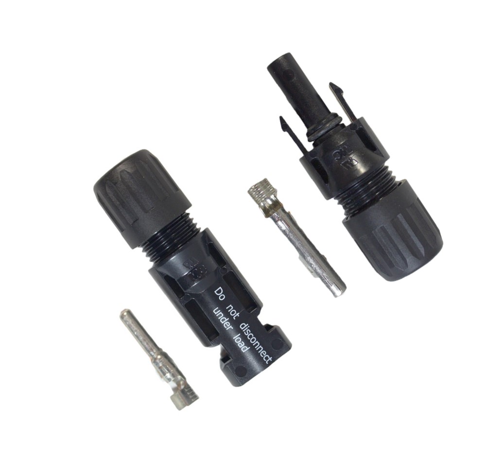 1 x  Paar MC4 MultiContact (PV-KST4/6X-UR - PV-KBT4/6X-UR). Für 4 - 6mm² Solarkabel. Stecker & Buchse.