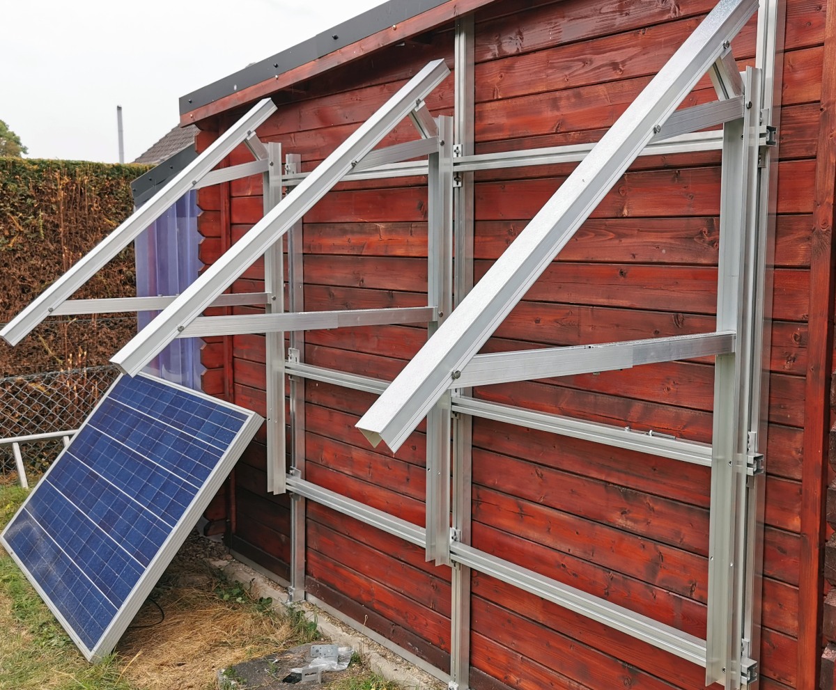 Vario Dreieck Solar Aufständerung professional 20° - 40° Hochkant waagerecht PV