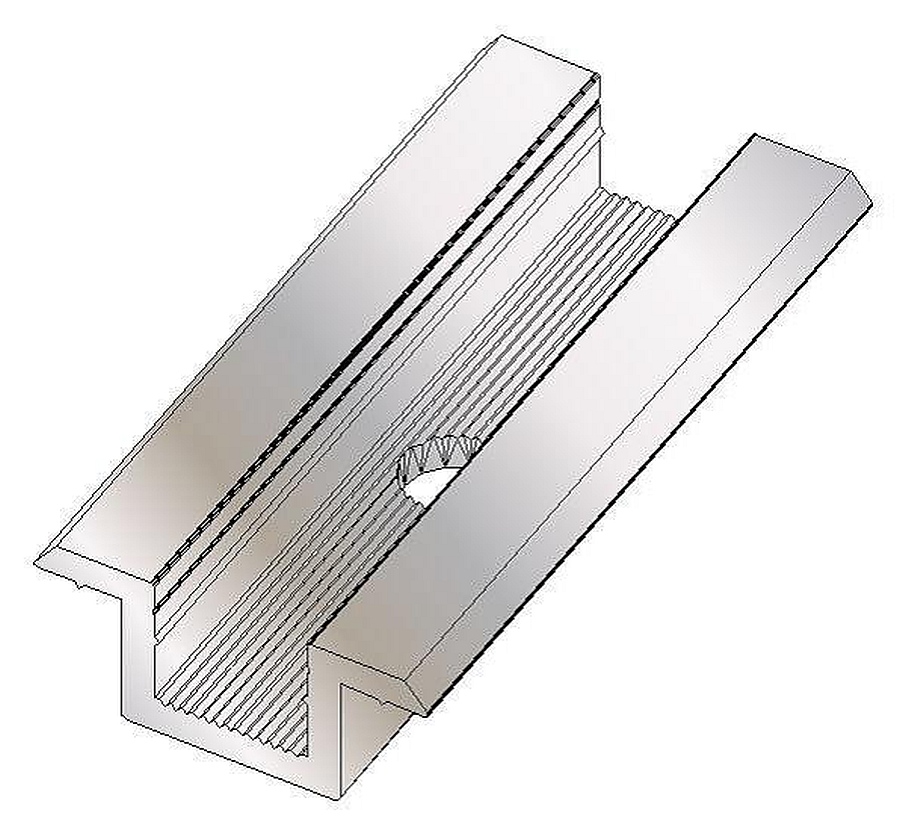 Klick Solar Endklemme Rahmenhöhe 30mm -Set vormontiert mit Schraube/Clips