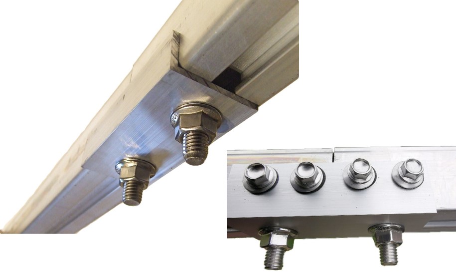 Solar Profilverbinder 2x M10 Schraube & 4x Bohrschraube statisch tragend Solarschiene