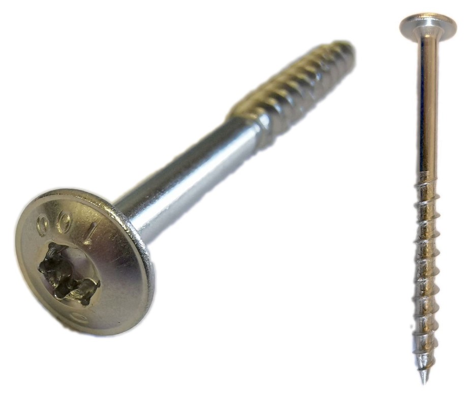 100x Tellerkopfschraube  8x100mm Schäfer&Peters Premium Edelstahl A2 Solar Befestigung Dachhaken