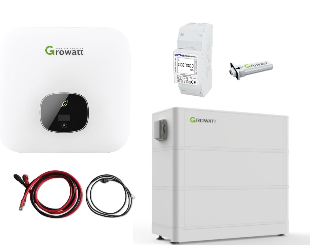 Paket Growatt 5.1kWh HV Speicher + Wechselrichter + Meter/Kabel