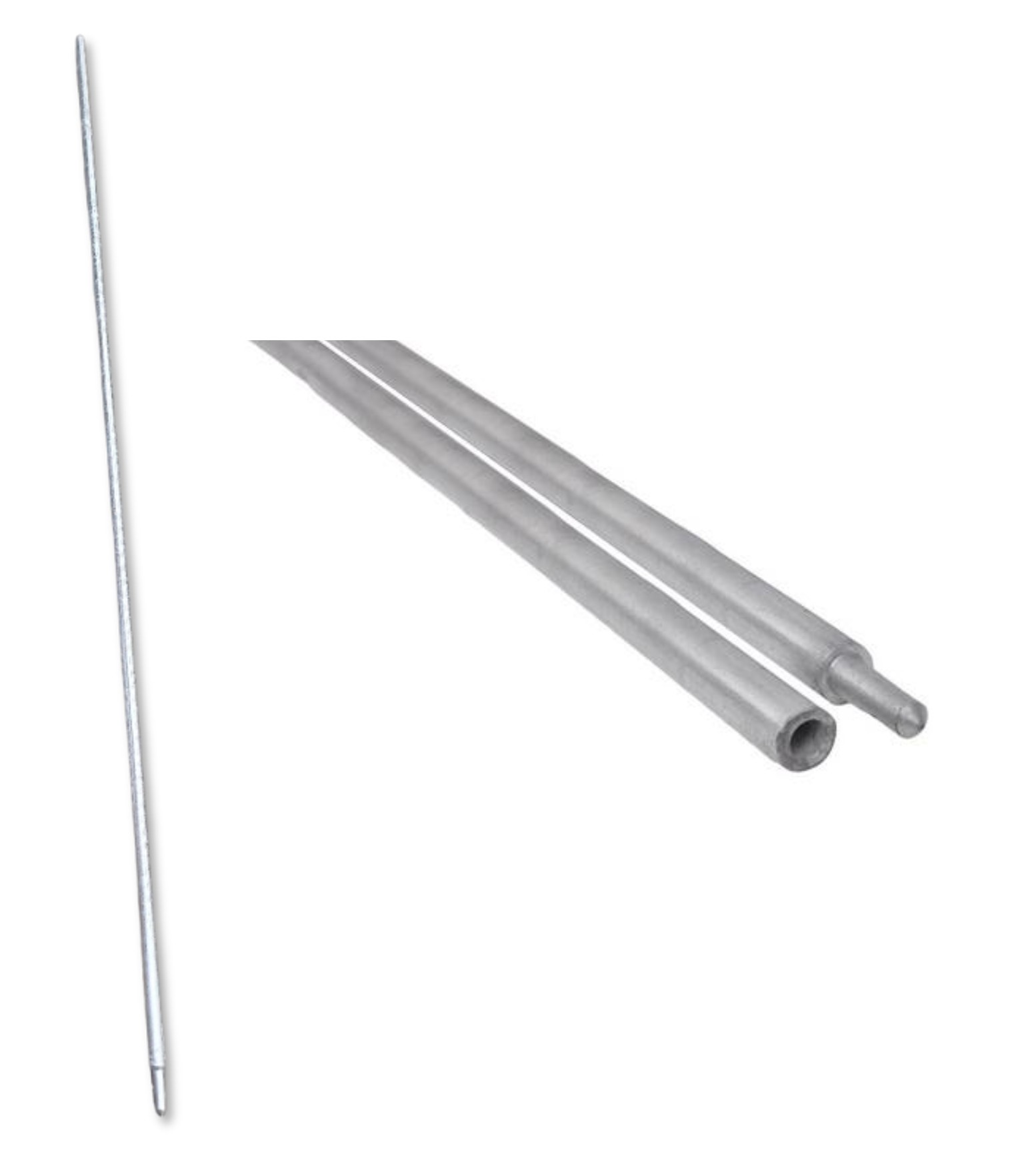 Erder senkrecht zum Einschlagen Ø16 L=1500 mm Feuerverzinkt Stahl - Kreuzerder