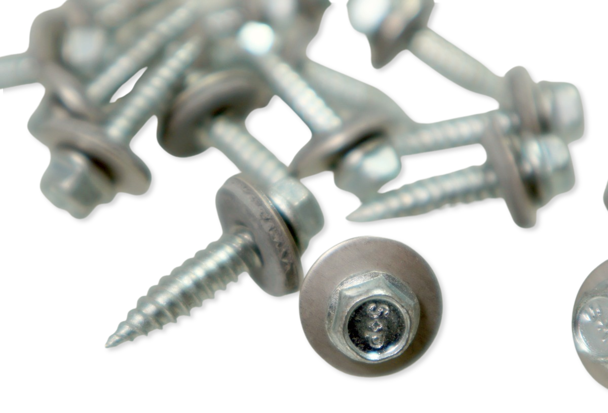 10x S+P Solar Dünnblech Bohrschraube 6,0x25mm EPDM Bi-Metall Trapezblech