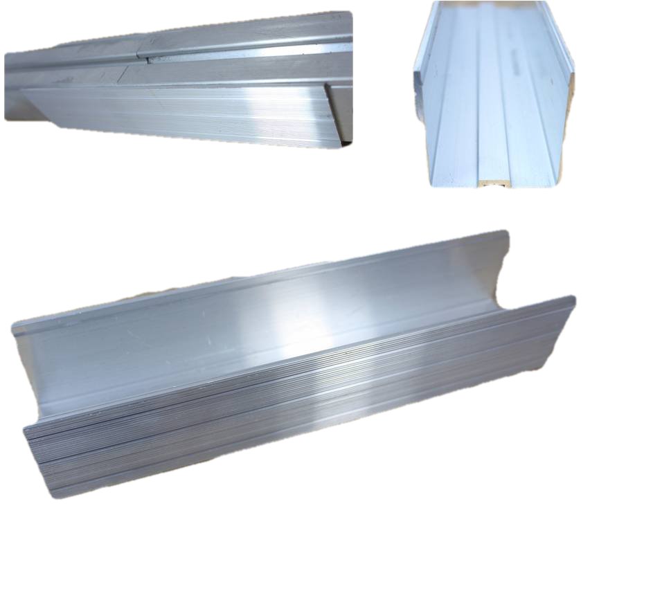 Schienenverbinder U Form. Für Solar Aluprofil.Profilverbinder. Mit Bohrschrauben.