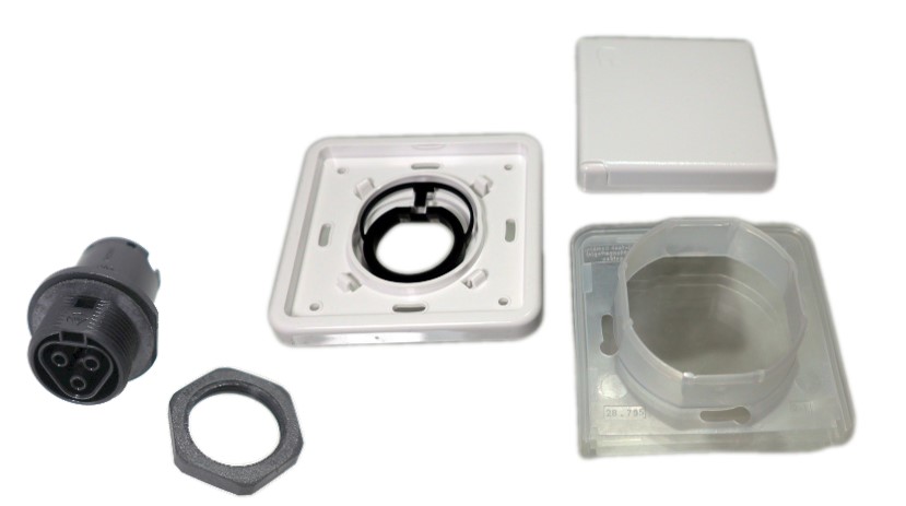 Wieland Einspeisesteckdose RST20 VDE konformer Anschluss Solar Balkonanlage OHNE Gegenstecker