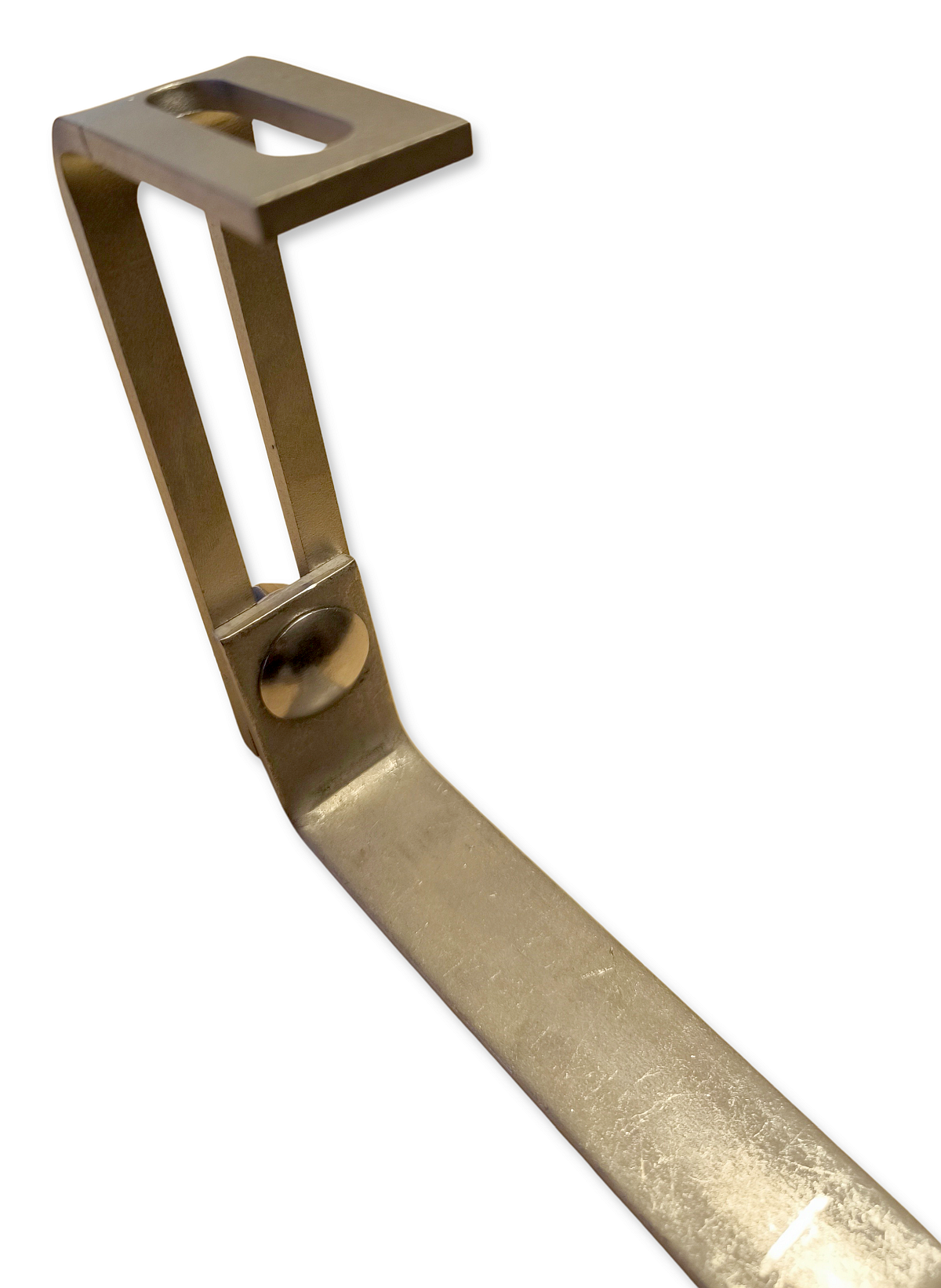 Winkel für Dachhaken in Sonderlänge 130x60mm Edelstahl A2 Sonderanwendung