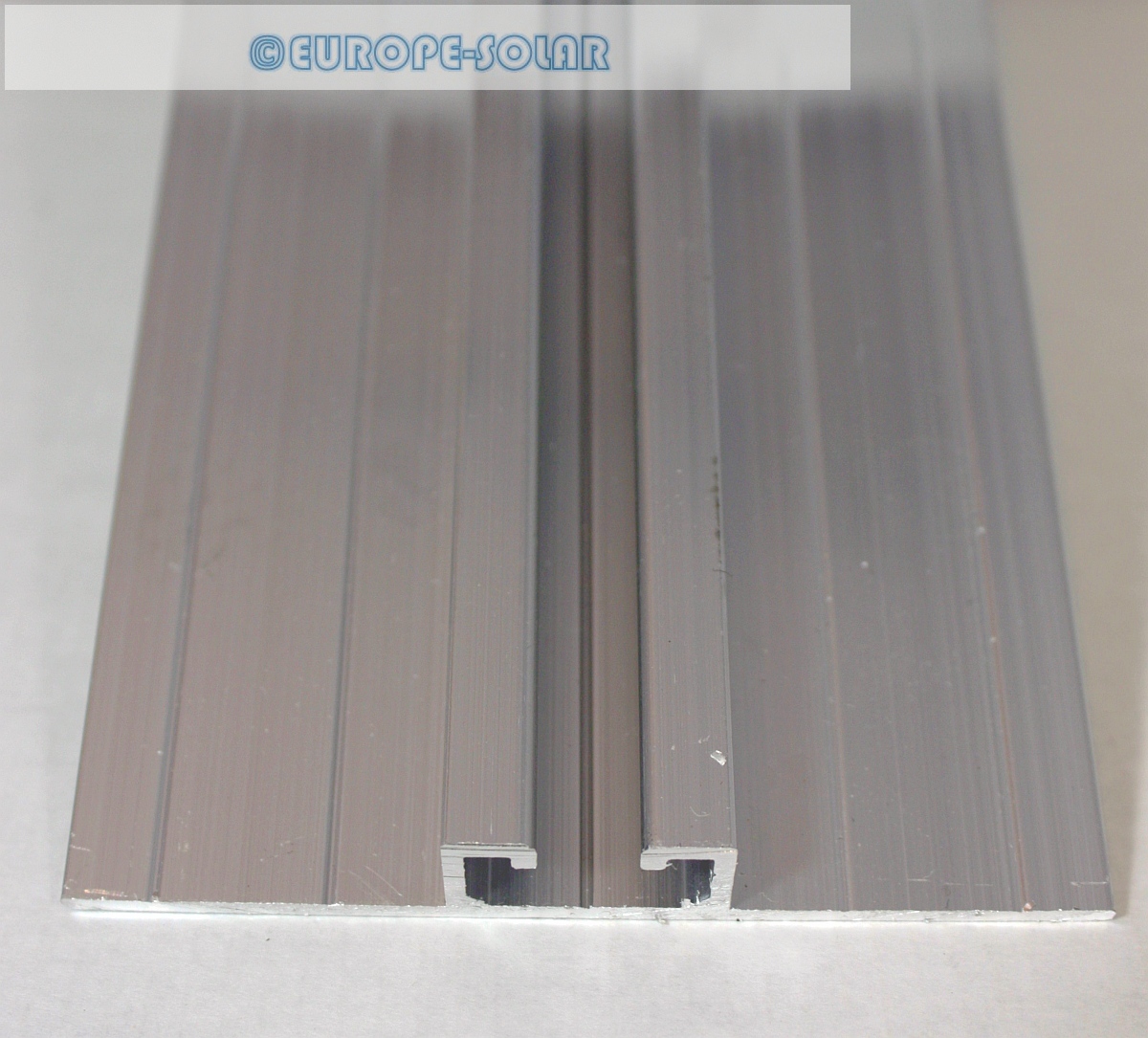 Solar Trapezblech Befestigung Kurzschiene 35cm Flache Ausführung Aluminium