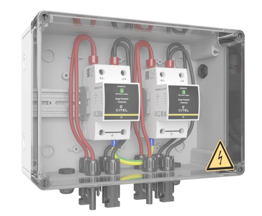 CITEL 2 MPP Überspannungsschutz Typ 2+3 mit MC4 Anschluss Solar IP65 GAK SPD (CiPlug2-MCx1.MCx1-DP40-1-XS)