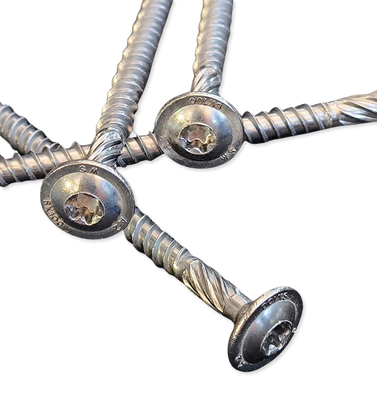 10x Tellerkopfschraube 8x100mm HighLow Gewinde Edelstahl A2 Solar Befestigung Dachhaken