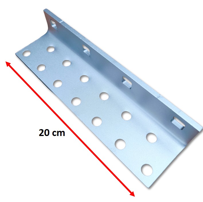 Fußplatte Dachhaken Extra Lang 20cm Edelstahl A2