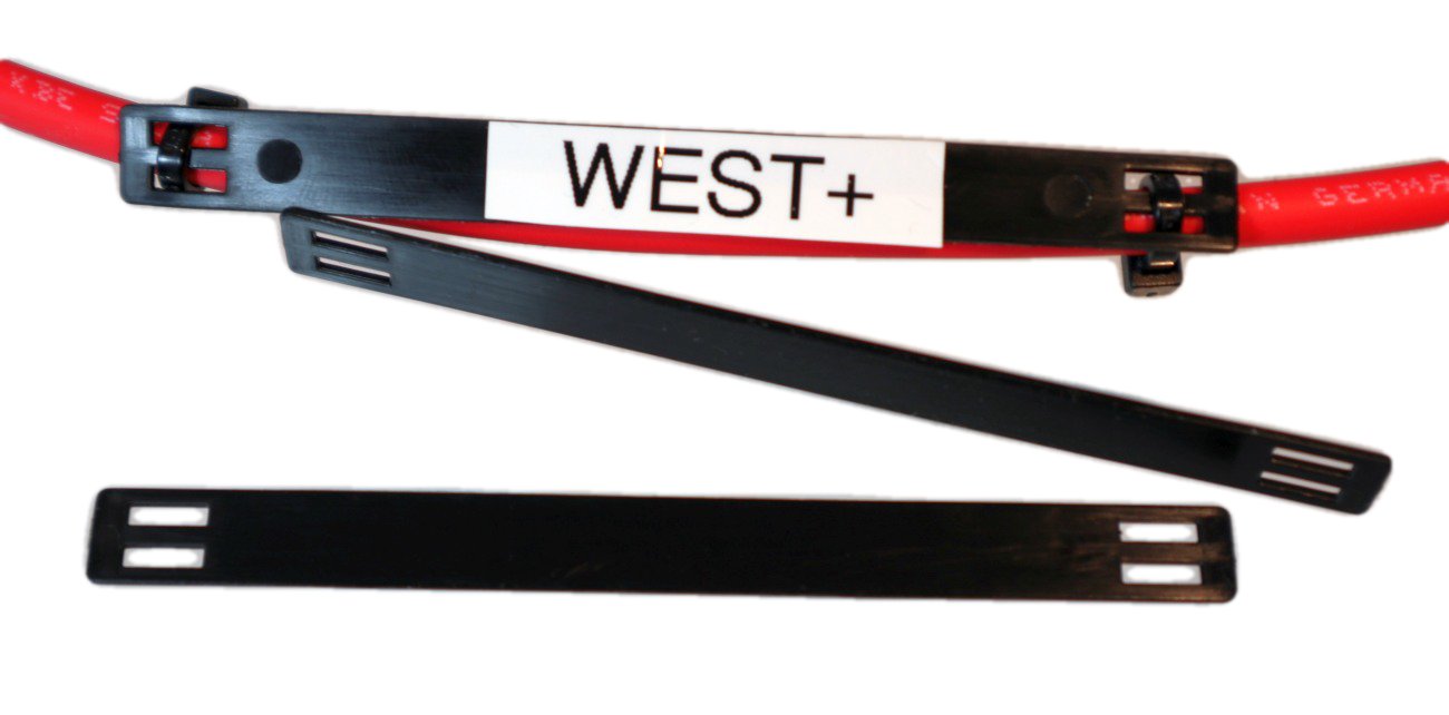 10x Kabelmarker Markierung PV Strings Beschriftung Solarkabel