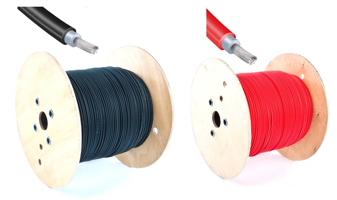 500m Rolle PV Profi Solarkabel 6mm KBE Made in Germany Solarleitung Farbe: Rot