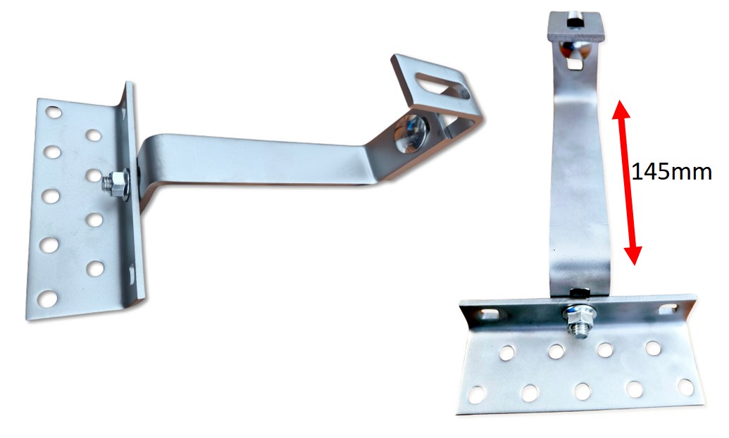 Sonderlänge: 145 mm Verstärkter Vario Dachhaken 30x6mm Vario Ziegel mit langer Überdeckung