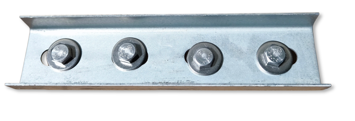 Schienenverbinder inkl. 4x Schraube/Mutter für Freiland Profil Typ 41x41 und 41x21 Stahl