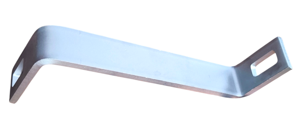 Dachhaken Mittelteil (Hebel) 160 mm Länge Edelstahl A2 160 x 30x 6 mm