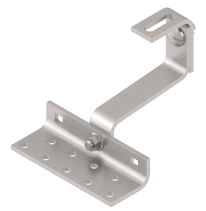 Vario Solar Schwerlast-Dachhaken A2 3x verstellbar aus 1.4016 A2 Edelstahl