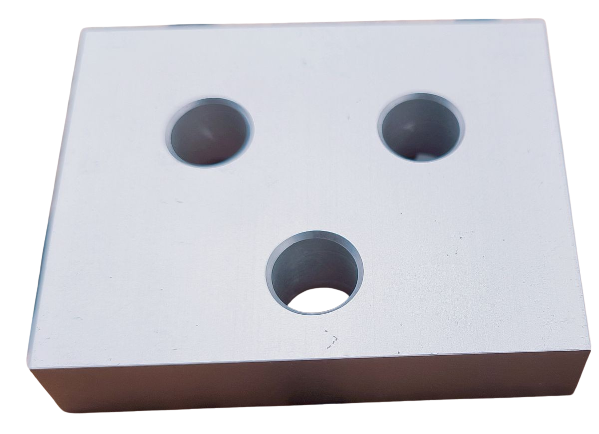 Unterlegplatte für Dachhaken Solar 15 mm Aluminium eloxiert – bei hoher Lattung und dicken Dachsteinen