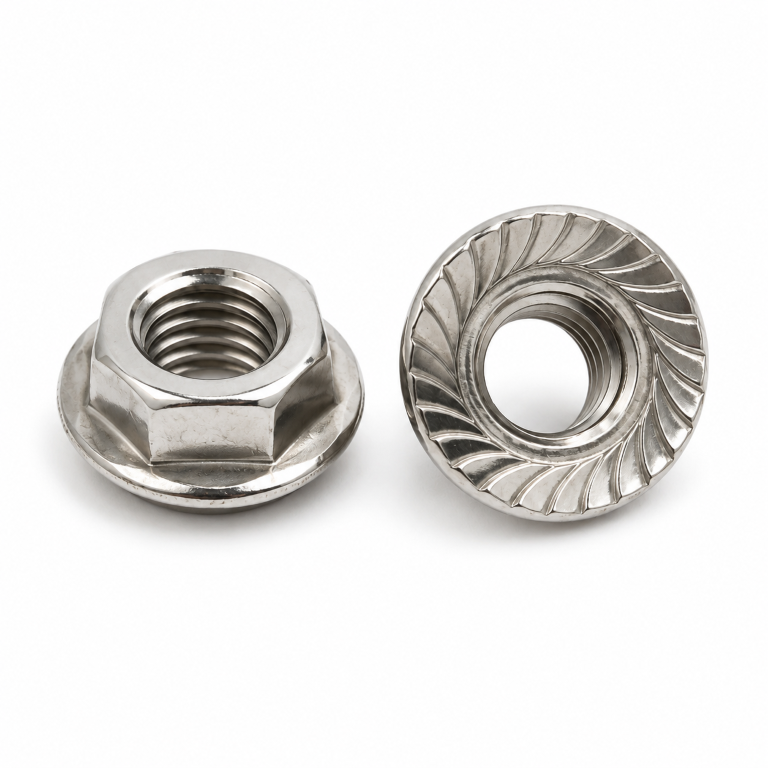 10 Stck Flanschmutter M8, M10, M12, Sperrzahnmuttern, DIN 6923 A2 EDELSTAHL V2A