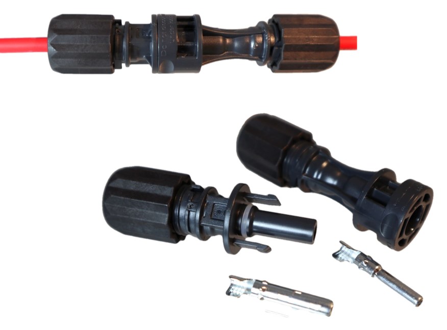 1 Paar MC4 Amphenol HV UTX PV Stecker (MC4 steckbar) Paar Buchse + Stecker