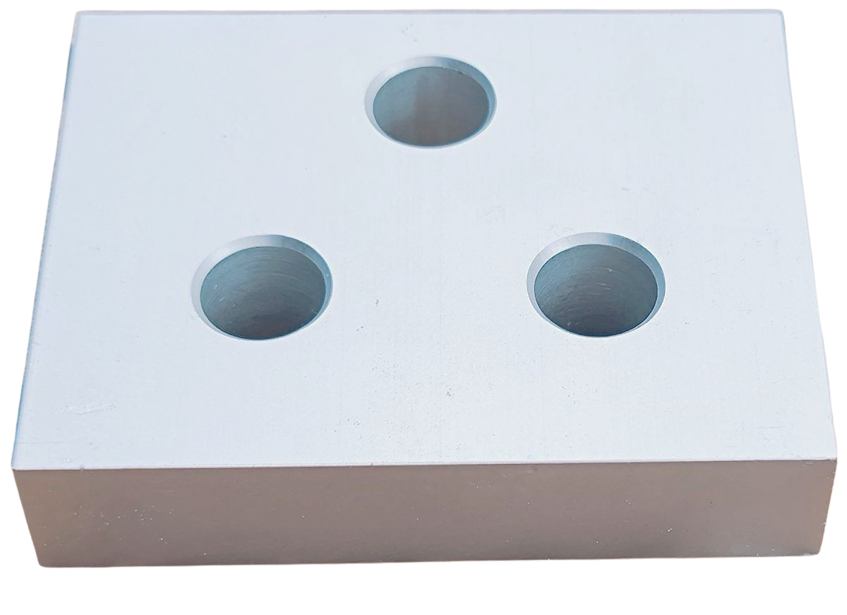 Unterlegplatte für Dachhaken Solar 15 mm Aluminium eloxiert – bei hoher Lattung und dicken Dachsteinen