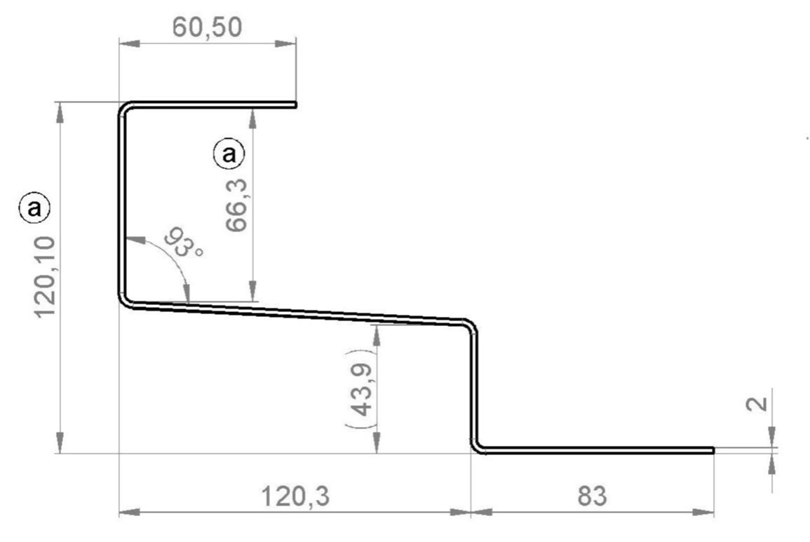 Dachhaken für Flachziegel (z. B. Tegalit) – Edelstahl 1.4301, 2 mm