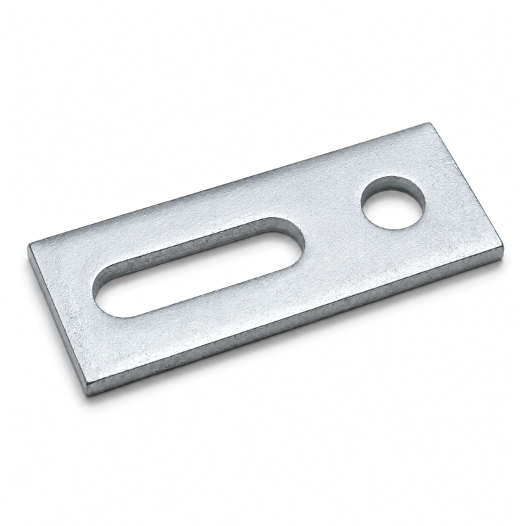 Adapterplatte für M10 Adapterblech Stockschraube Solarprofil Anbindung